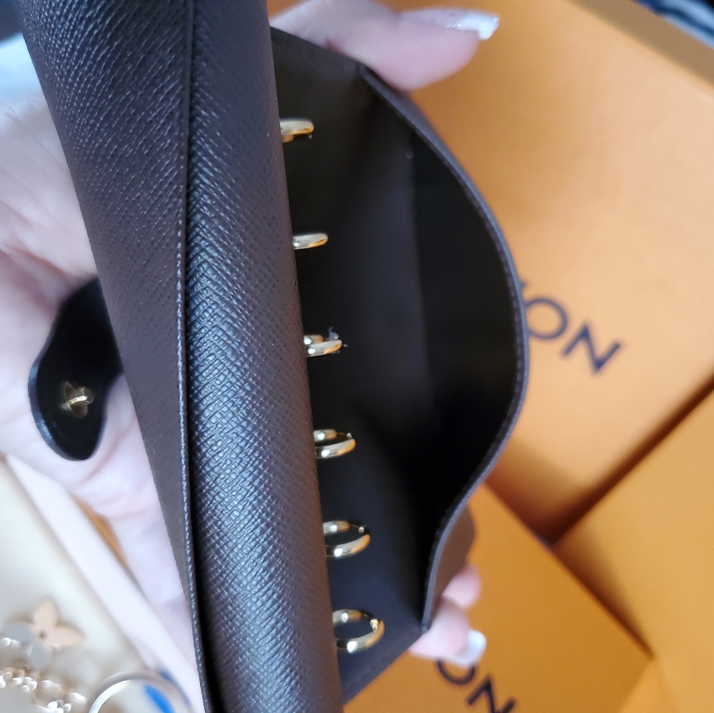 COPY - Authentic Louis Vuitton Damier Ebene Agenda PM🥰 Unisex - Picture 11 of 17